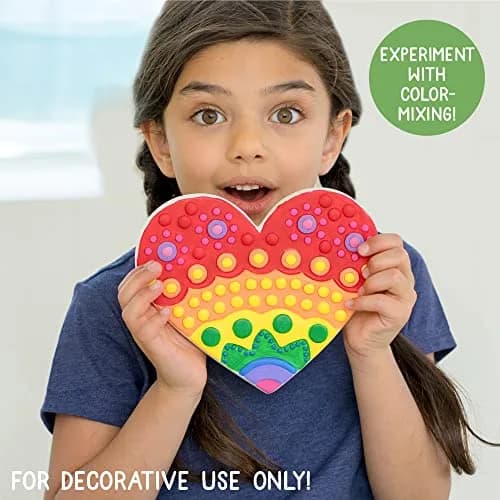 Creative Roots Paint Your Own Stepping Stones Multipack with Butterfly, Unicorn, & Heart | 3 Ceramic Stones (7 Inch Each) - view 4