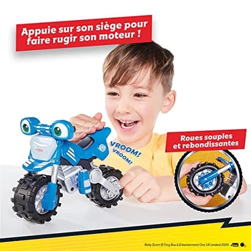 Ricky Zoom Rev & Roll Loop | 7-inch Motorized Toy Vehicle for Kids 3+ | Blue thumbnail 5
