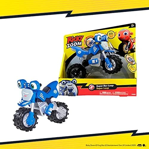 Ricky Zoom Rev & Roll Loop | 7-inch Motorized Toy Vehicle for Kids 3+ | Blue thumbnail 6