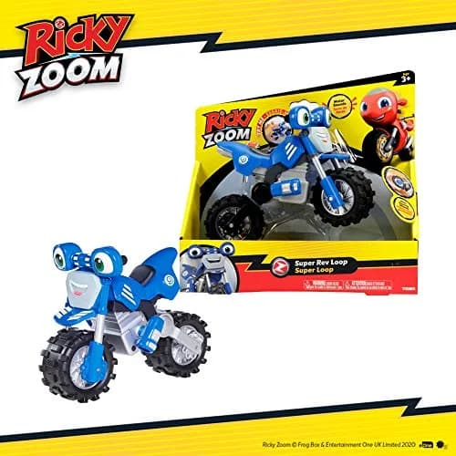 Ricky Zoom Rev & Roll Loop | 7-inch Motorized Toy Vehicle for Kids 3+ | Blue thumbnail 7