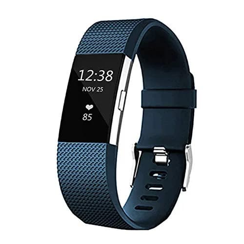 Yuuol Replacement Bands for Fitbit Charge 2, Small (14.0-16.5 cm / 5.5"-6.7") Classic Silicone Band | Waterproof & Sweat-Resistant - main product image