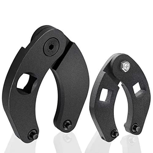 IVARKEY Adjustable Gland Nut Wrench Set for Hydraulic Cylinders | Universal Set of 2, Reversible, Alloy Steel, Silver thumbnail 6