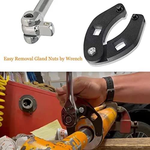 IVARKEY 7463 Adjustable Gland Nut Wrench 1/4" & 7/32" Pin Holes | Small Hydraulic Gland Nut Tool thumbnail 5