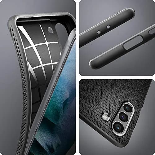 Spigen Liquid Air Galaxy S21 Case, Matte Black | Military-Grade Protection & Slim Fit thumbnail 6