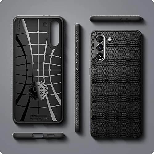 Spigen Liquid Air Galaxy S21 Case, Matte Black | Military-Grade Protection & Slim Fit thumbnail 9