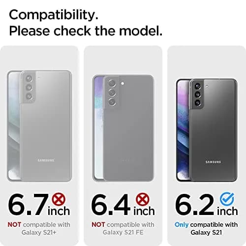 Spigen Liquid Air Galaxy S21 Case, Matte Black | Military-Grade Protection & Slim Fit thumbnail 2