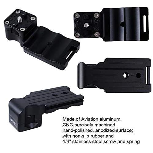 iShoot Lens Collar Foot Tripod Mount Ring Base for Canon EF 100-400mm f/4.5-5.6L IS II USM | Quick Release Plate, CNC Aluminum thumbnail 3