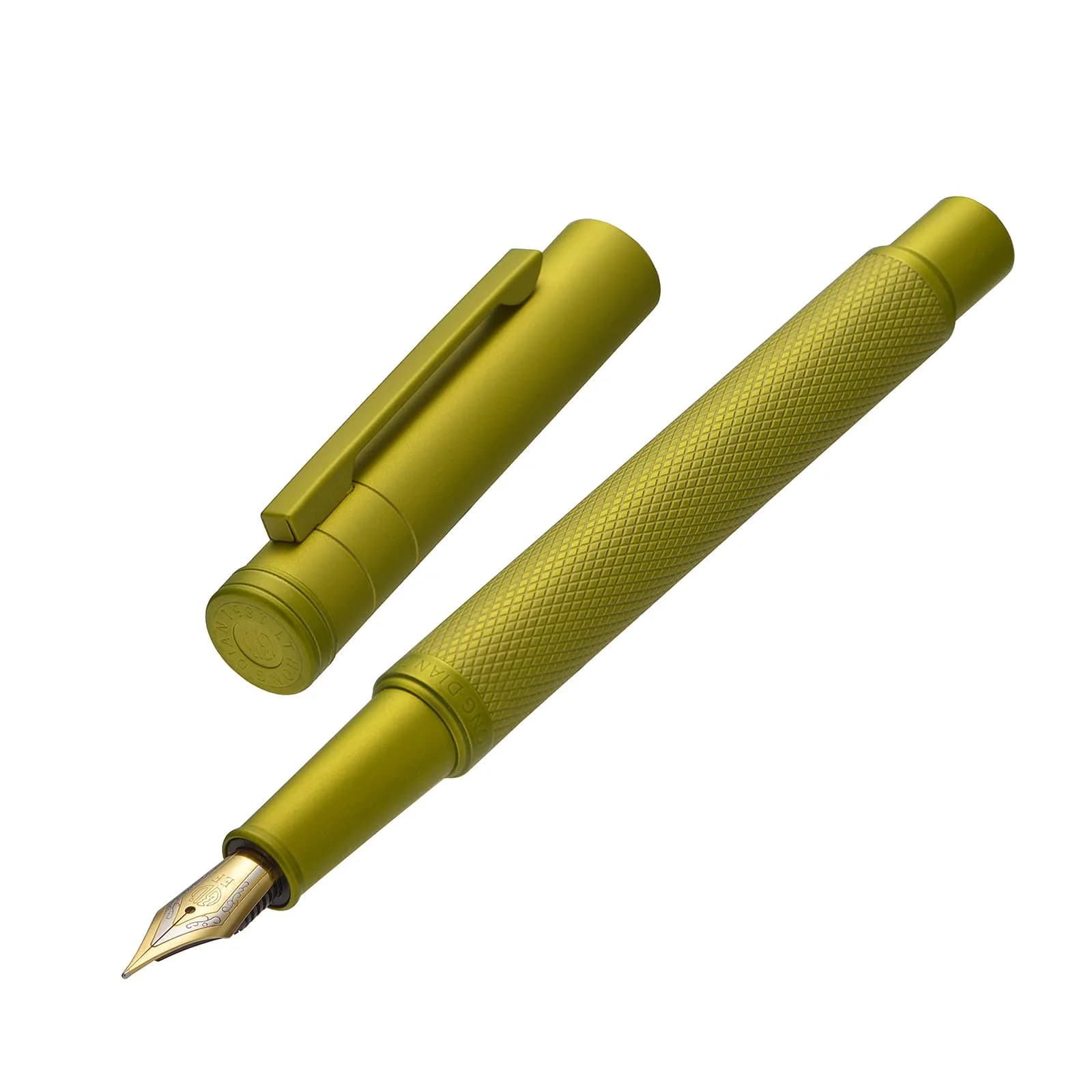 Asvine Mustard Yellow Forest Fountain Pen Extra Fine Nib | Smooth Ink Flow Writing Instrument - main product image