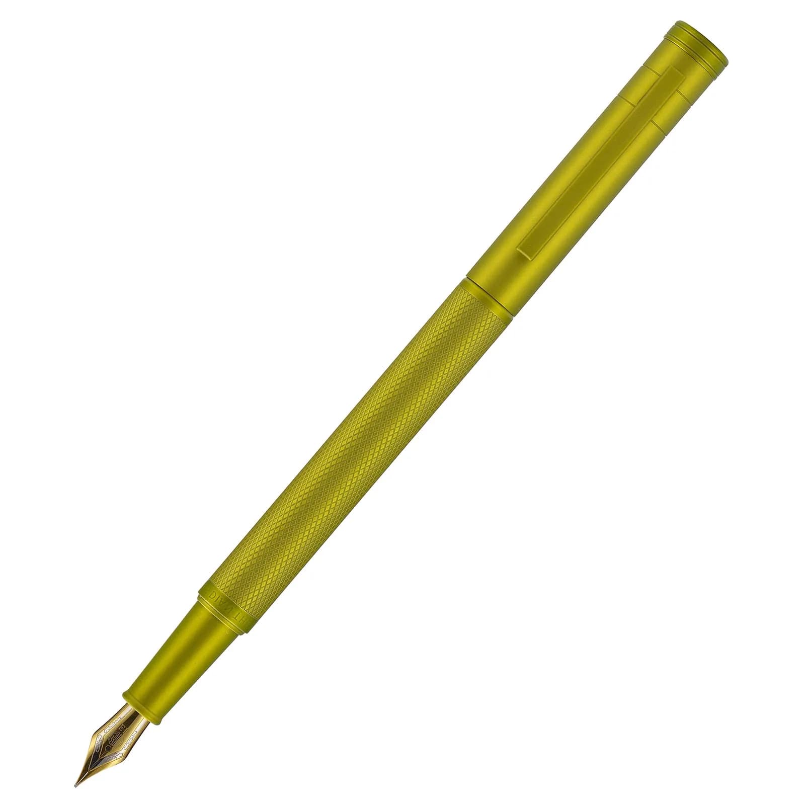 Asvine Mustard Yellow Forest Fountain Pen Extra Fine Nib | Smooth Ink Flow Writing Instrument - view 8