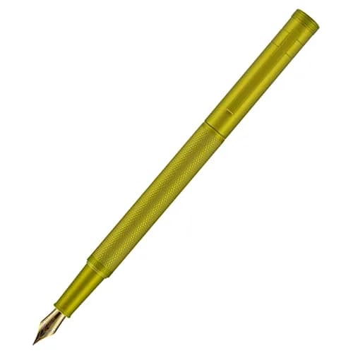 Asvine Mustard Yellow Forest Fountain Pen Extra Fine Nib | Smooth Ink Flow Writing Instrument thumbnail 8
