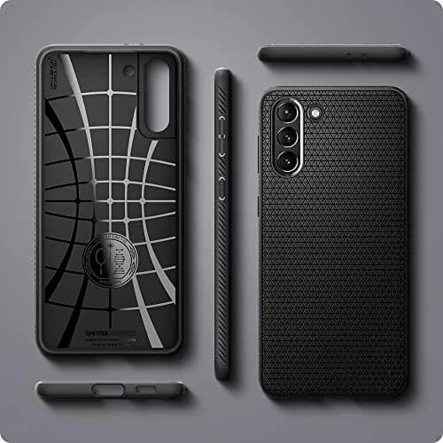 Spigen Galaxy S21 Plus Case Liquid Air Matte Black | Military-Grade Protection & Slim Fit thumbnail 9