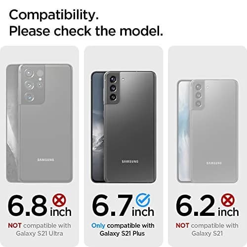 Spigen Galaxy S21 Plus Case Liquid Air Matte Black | Military-Grade Protection & Slim Fit thumbnail 2