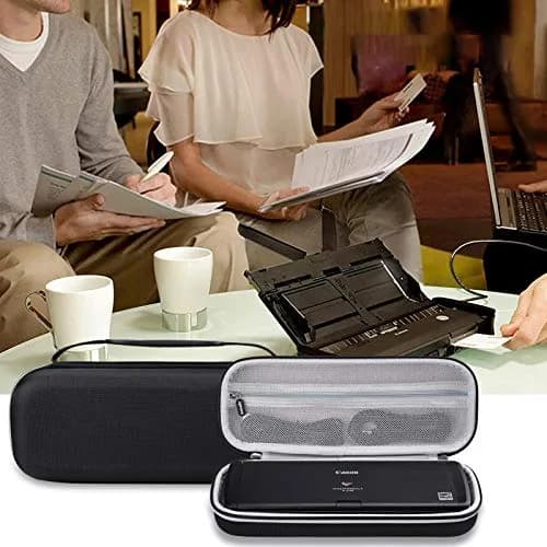 Aproca Portable Case for Canon ImageFORMULA R10 / P-215II | Durable EVA Hard Bag with Mesh Pocket, Black (Case Only) thumbnail 4