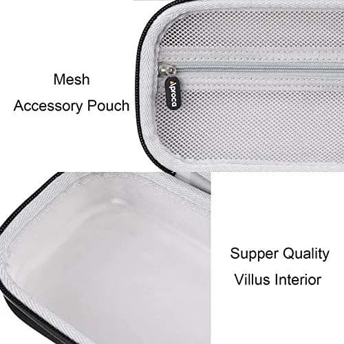Aproca Portable Case for Canon ImageFORMULA R10 / P-215II | Durable EVA Hard Bag with Mesh Pocket, Black (Case Only) thumbnail 5
