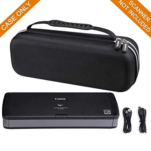 Aproca Portable Case for Canon ImageFORMULA R10 / P-215II | Durable EVA Hard Bag with Mesh Pocket, Black (Case Only) thumbnail 6
