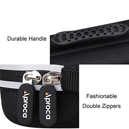 Aproca Portable Case for Canon ImageFORMULA R10 / P-215II | Durable EVA Hard Bag with Mesh Pocket, Black (Case Only) thumbnail 8