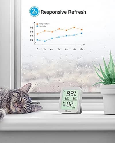 Govee Indoor Hygrometer Thermometer 2 Pack H5075 with Bluetooth App Control | Accurate Temp & Humidity Monitoring thumbnail 5