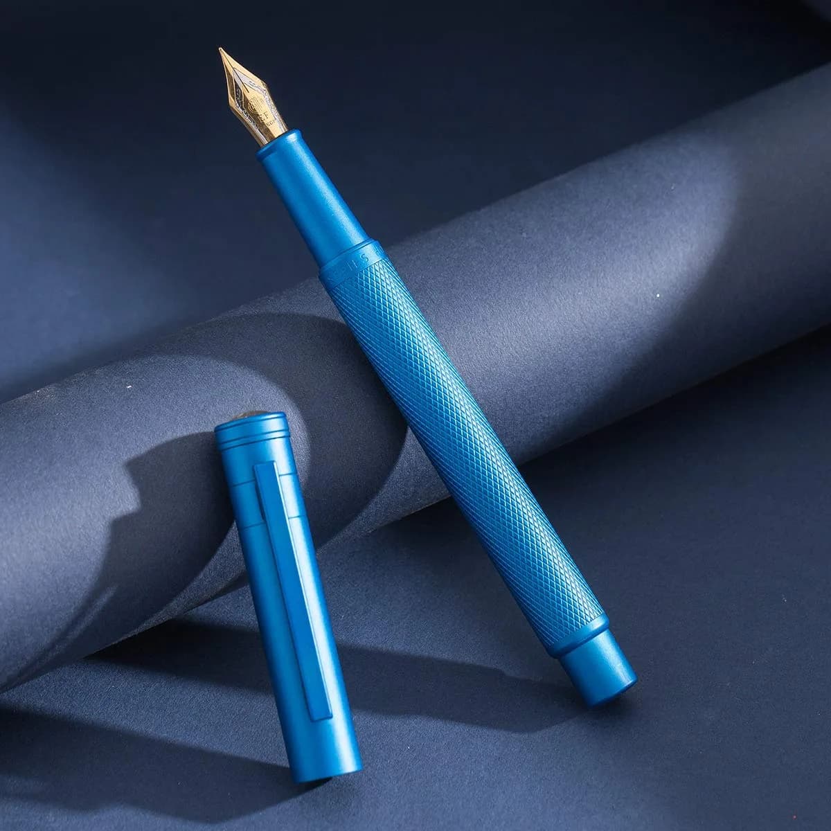 Asvine Blue Forest Fountain Pen Fine Nib 0.5mm (0.02in) | Smooth Ink Flow for Writing - view 7