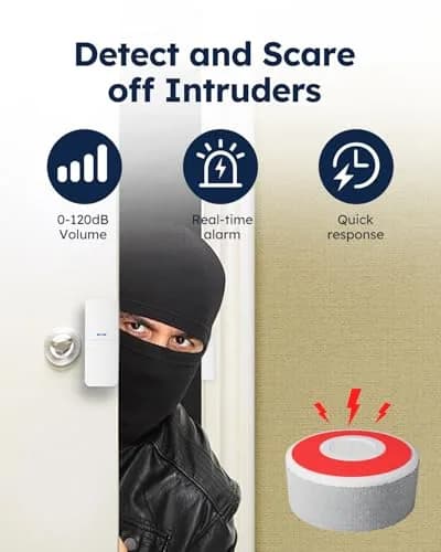 tolviviov WiFi Door Alarm System 8-Piece Kit | Real-Time Alerts, No Monthly Fee, DIY Installation thumbnail 3