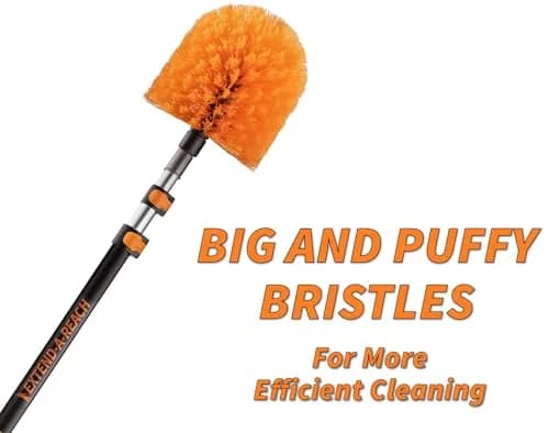 EXTEND-A-REACH Telescopic Cobweb Duster with Extension Pole, 25 ft (7.62 m) | High Reach for Indoor & Outdoor Cleaning thumbnail 6