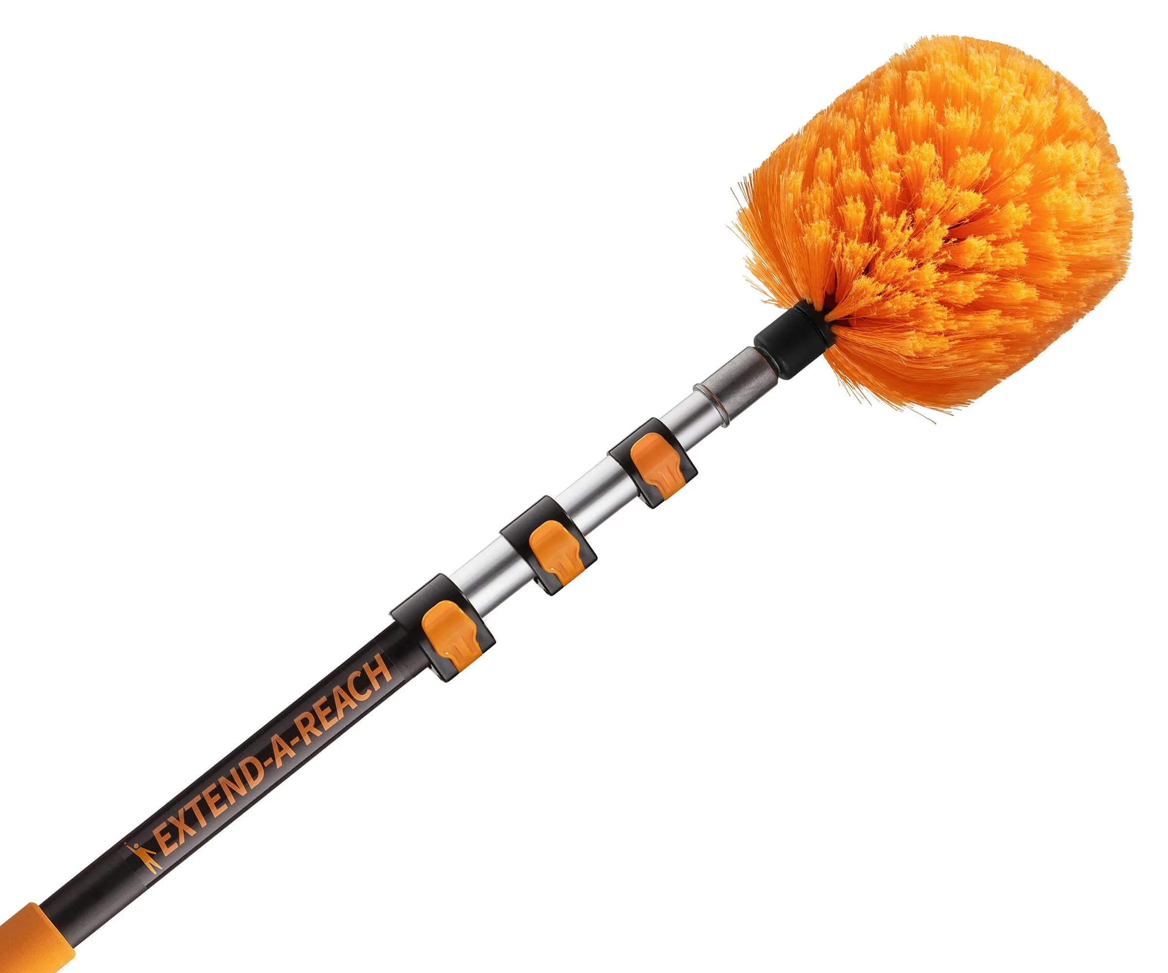 EXTEND-A-REACH 4-13 ft Cobweb Duster with Extension Pole, 20 ft Reach | Microfiber Head & Aluminum Handle - main product image