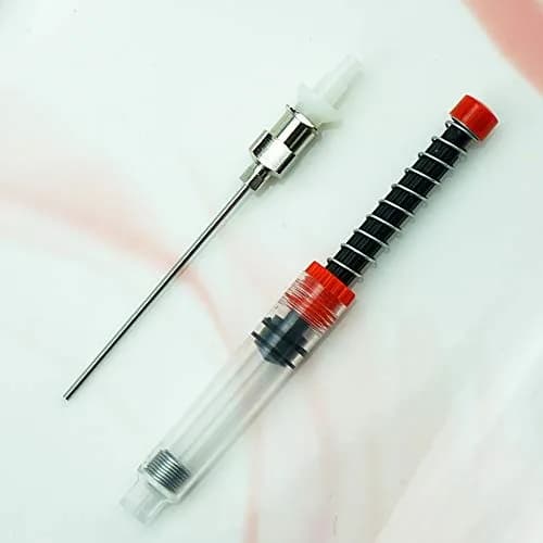 Asvine 5 Pack Fountain Pen Ink Syringe Filler with Blunt Needle Tip | Smooth Ink Flow thumbnail 5
