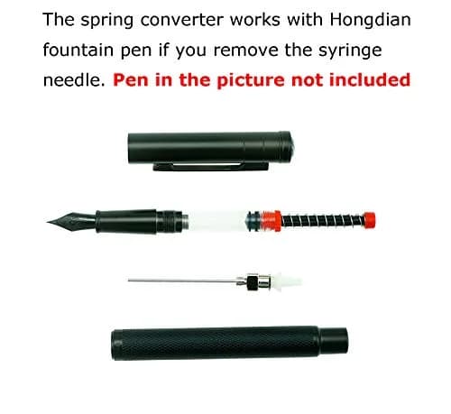 Asvine 5 Pack Fountain Pen Ink Syringe Filler with Blunt Needle Tip | Smooth Ink Flow thumbnail 3