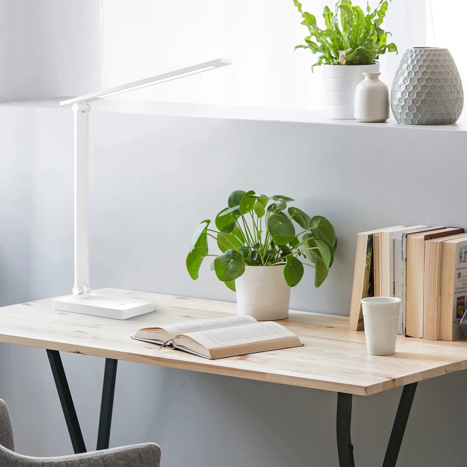 Lepro LED Desk Lamp 9.5W 800lm White | Dimmable Touch Control for Home Office & Study - view 7
