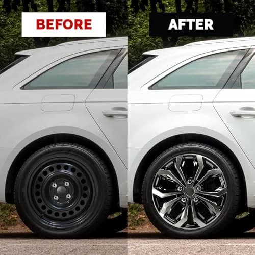 Pilot WH138-16GB 16 Inch Hubcaps Set of 4 | Impact-Resistant Steel Wheel Covers thumbnail 2