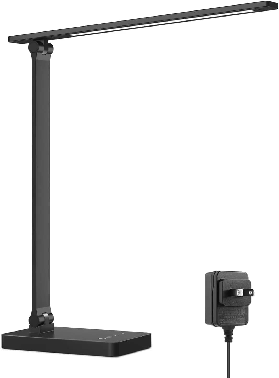 Lepro LED Desk Lamp 9.5W 750LM Black | Modern Touch Control for Home Office, Study, Crafting - main product image