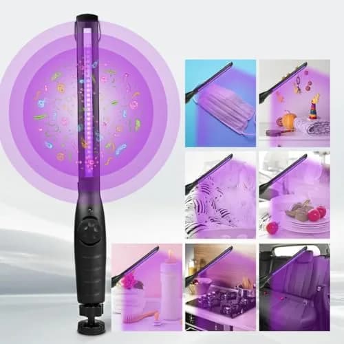 ESUEXO UV Light Sanitizer Portable Travel UV Light Sanitizer Wand 1 Count (Pack of 1) | Handheld UV Disinfection thumbnail 3