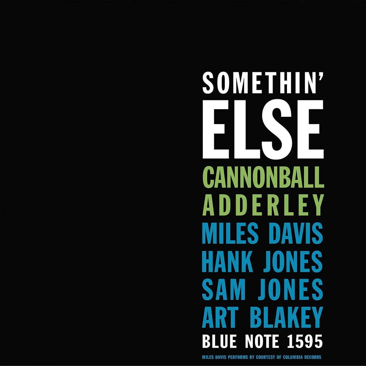 Blue Note Somethin' Else LP | Classic Jazz Vinyl with Original Master Tapes (70-120 chars)