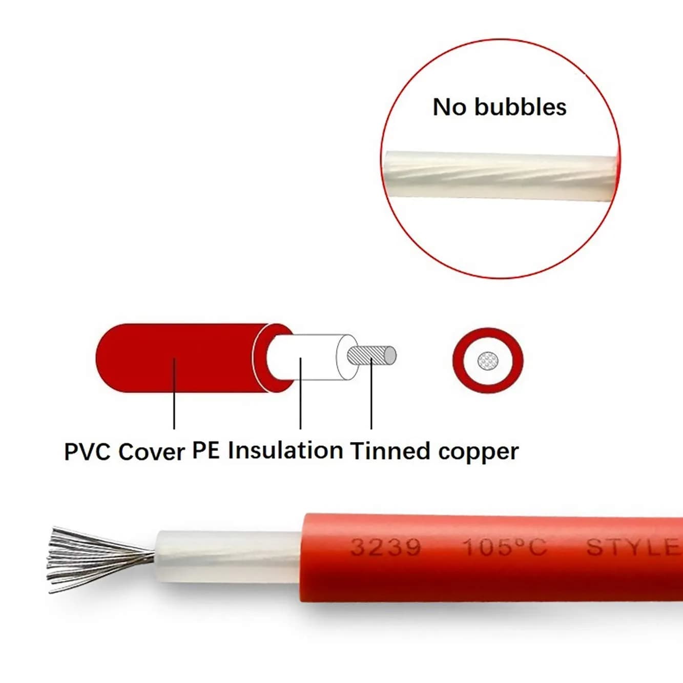 Mssoomm High Voltage Cable Wire 50KV DC 4.2mm OD 100m (328ft) | Industrial Grade for CO2 Laser Machines - view 2