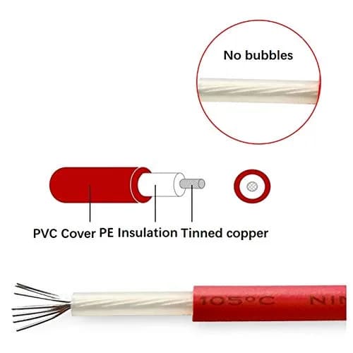 Mssoomm 40KV DC High Voltage Cable 5m (16.4ft) | Stranded Tinned Copper AWG22 thumbnail 2