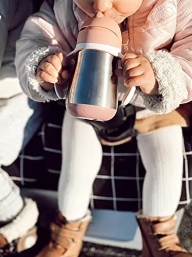 Béaba Stainless Steel Straw Sippy Cup, Insulated Toddler Cup 250ml (8.5 Fl Oz) | Spill-Proof for 8+ Months thumbnail 8