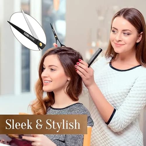Facón Professional Hair Cutting Scissors 6.5 Inch Razor Edge Barber Shears | Japanese Stainless Steel thumbnail 3