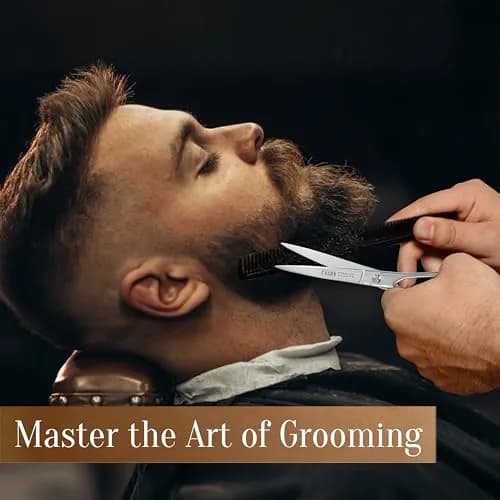 FACON Professional Hair Cutting Scissors 6.5 Inch Razor Edge Barber Shears | Japanese Stainless Steel thumbnail 4