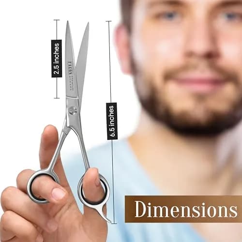 FACON Professional Hair Cutting Scissors 6.5 Inch Razor Edge Barber Shears | Japanese Stainless Steel thumbnail 7