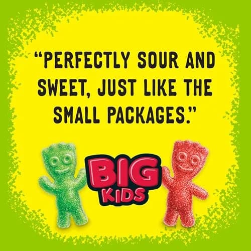 Sour Patch Kids Big Kids Soft & Chewy Gummy Candy, Share Size, 12 oz | Assorted Fruit Flavors, Chewy & Sour thumbnail 9