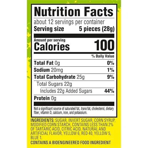 Sour Patch Kids Big Kids Soft & Chewy Gummy Candy, Share Size, 12 oz | Assorted Fruit Flavors, Chewy & Sour thumbnail 2
