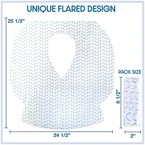 Handy Basix XL Full Coverage Disposable Toilet Seat Covers 20 Pcs (25.5" x 24.5") | Waterproof Potty Training Seat Shields thumbnail 2