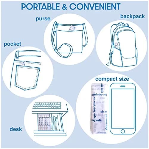 Handy Basix XL Full Coverage Disposable Toilet Seat Covers 20 Pcs | Waterproof & Individually Wrapped thumbnail 4