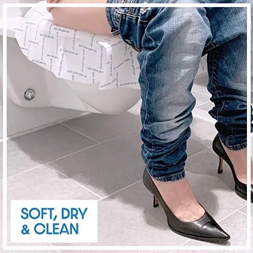 Handy Basix XL Full Coverage Disposable Toilet Seat Covers 20 Pcs | Waterproof & Individually Wrapped thumbnail 6