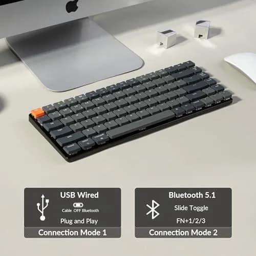 Keychron K3 Version 2 Low-Profile Mechanical Keyboard | 84-Key QMK Wireless thumbnail 3
