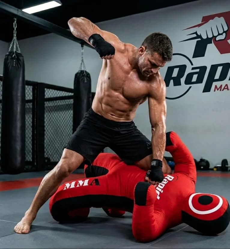 Rapid Martial 6ft Unfilled Punching Bag | MMA & Karate Training Equipment thumbnail 5