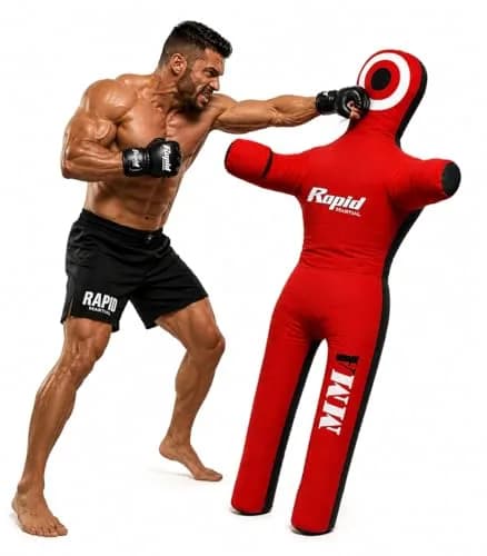 Rapid Martial 6ft Unfilled Punching Bag | MMA & Karate Training Equipment thumbnail 3