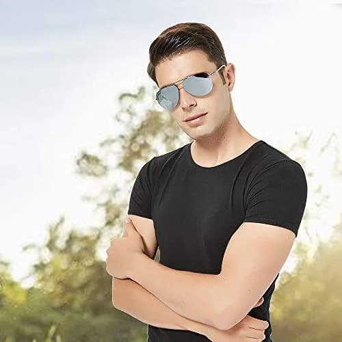 Fishingtours Classic Aviator Sunglasses for Men & Women | 65mm Lens Width (2.56 in) thumbnail 6