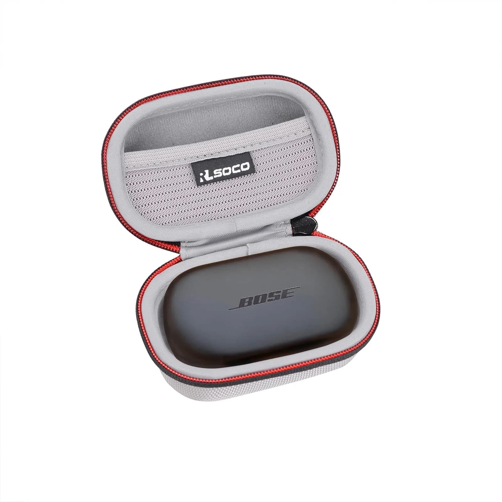 RLSOCO Carrying Case for Bose QuietComfort & Sport Earbuds | Silver, EVA & 1680D Materials - main product image