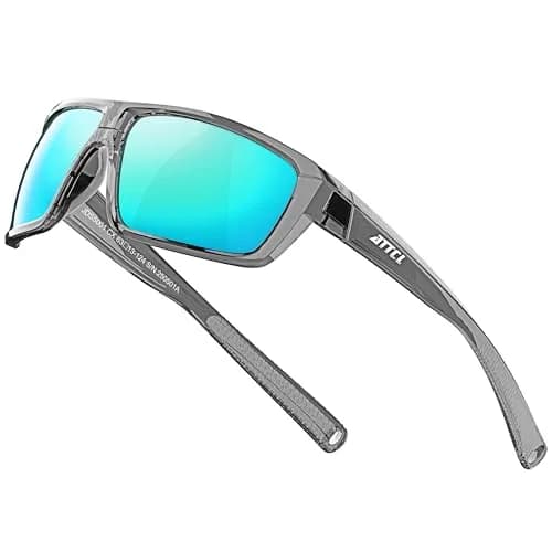 ATTCL Polarized Sunglasses Men Wrap Around UV400 TR90 Frame 63mm Lens | Driving Fishing Sports thumbnail 1