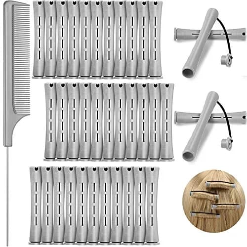 WILLBOND Hair Perm Rods 36 Pcs, Gray, 0.59 Inch | Easy Curling, Safe & Reusable thumbnail 1